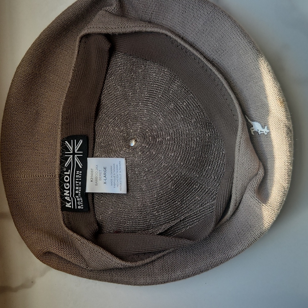 Kangol Bamboo Jax Beret-X-Large-Tan